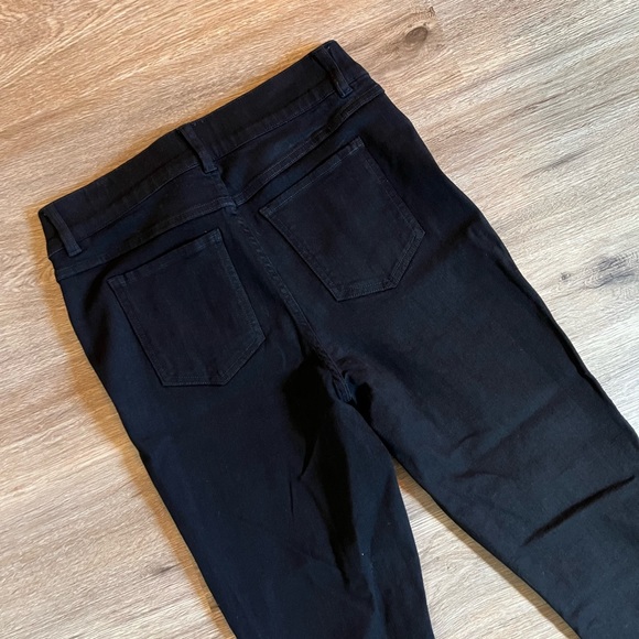 SPANX Black Skinny Jeans Tummy Control Size large NWT - Picture 13 of 15
